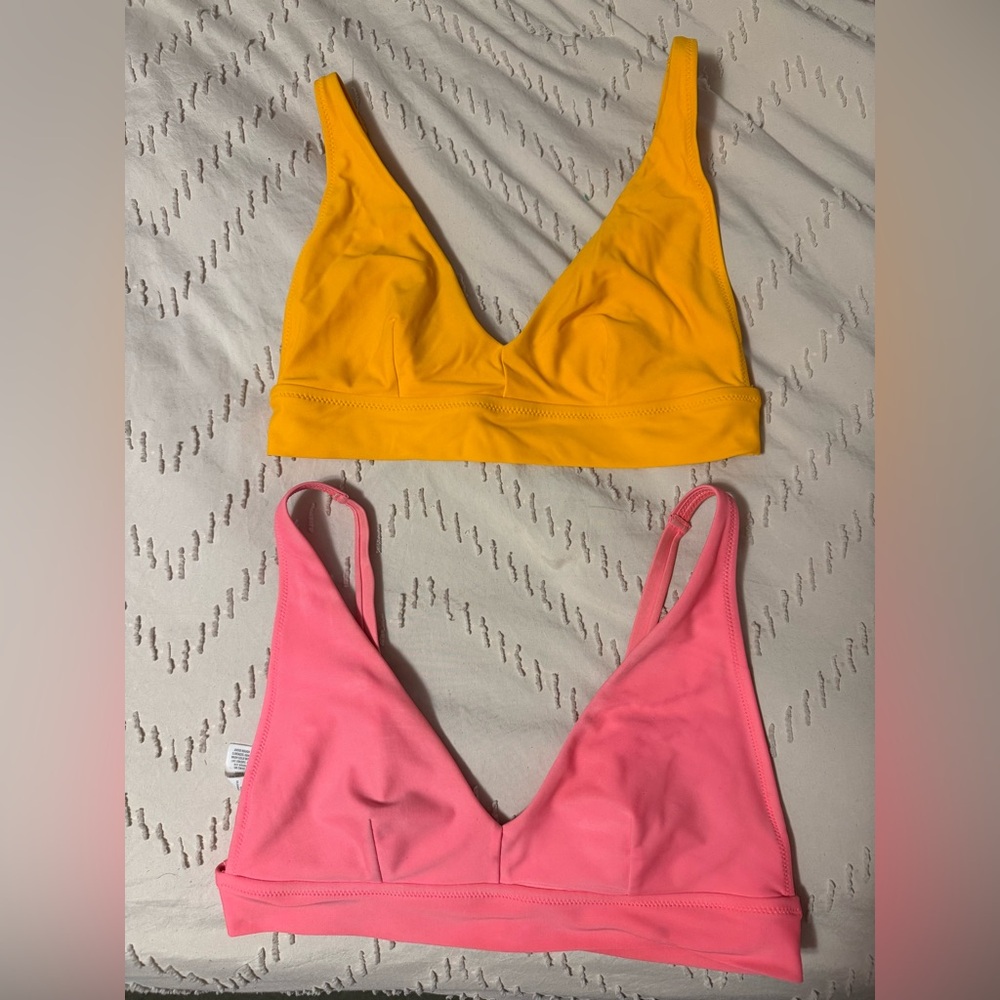 2 aerie bathing suit tops